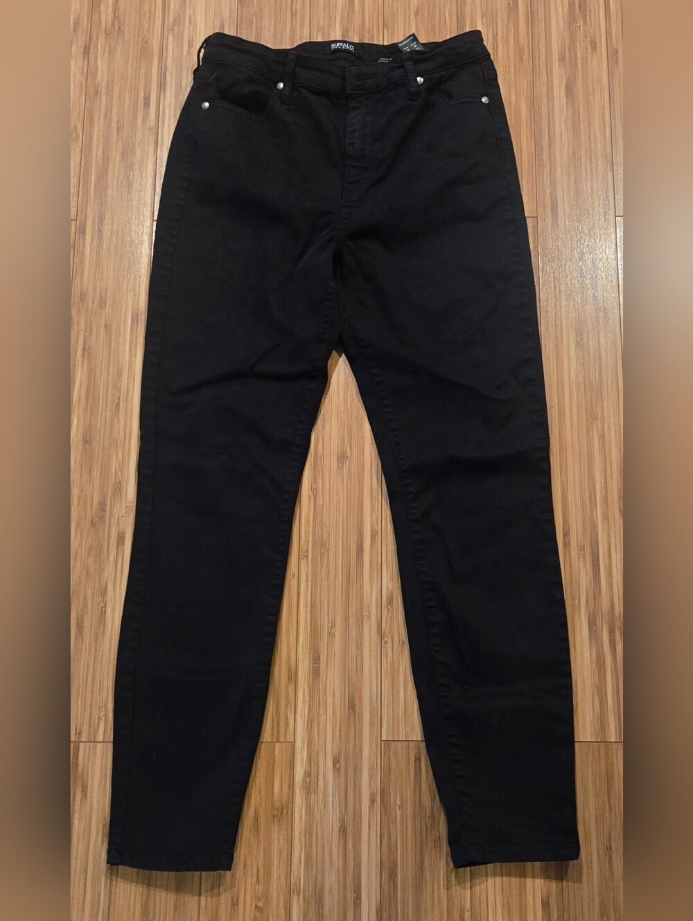 Buffalo David Bitton Slim Straight Black Jeans